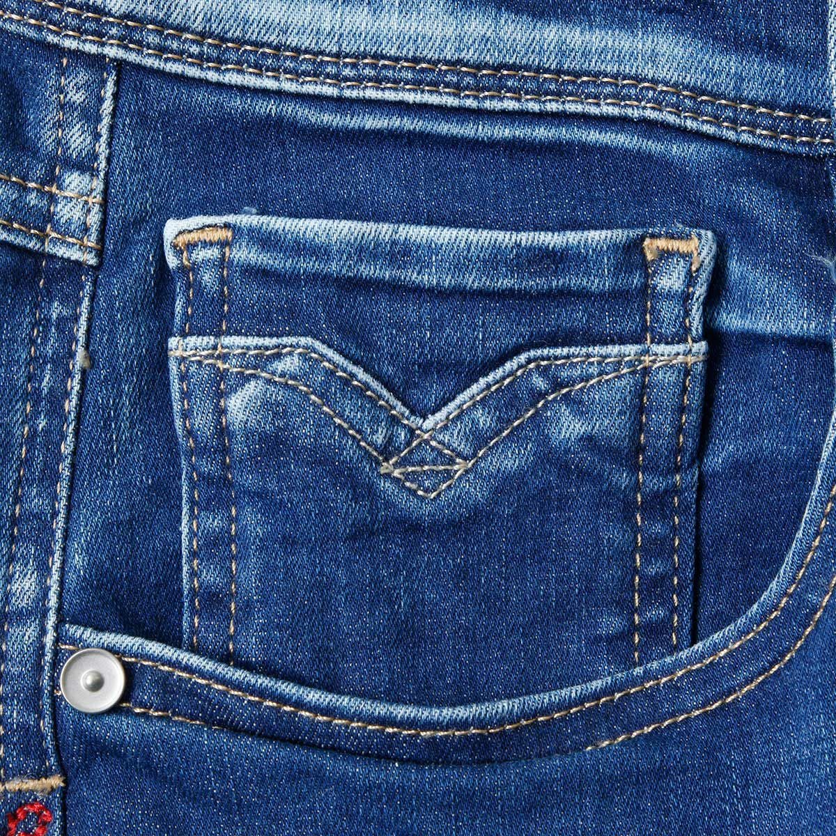 Replay｜ブローニー スーパースリム インディゴ デニム｜ミディアムブルー