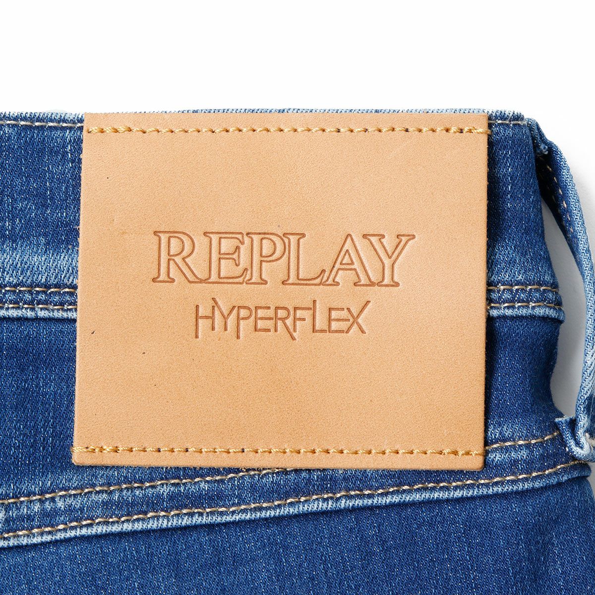 Replay｜ブローニー スーパースリム インディゴ デニム｜ミディアムブルー