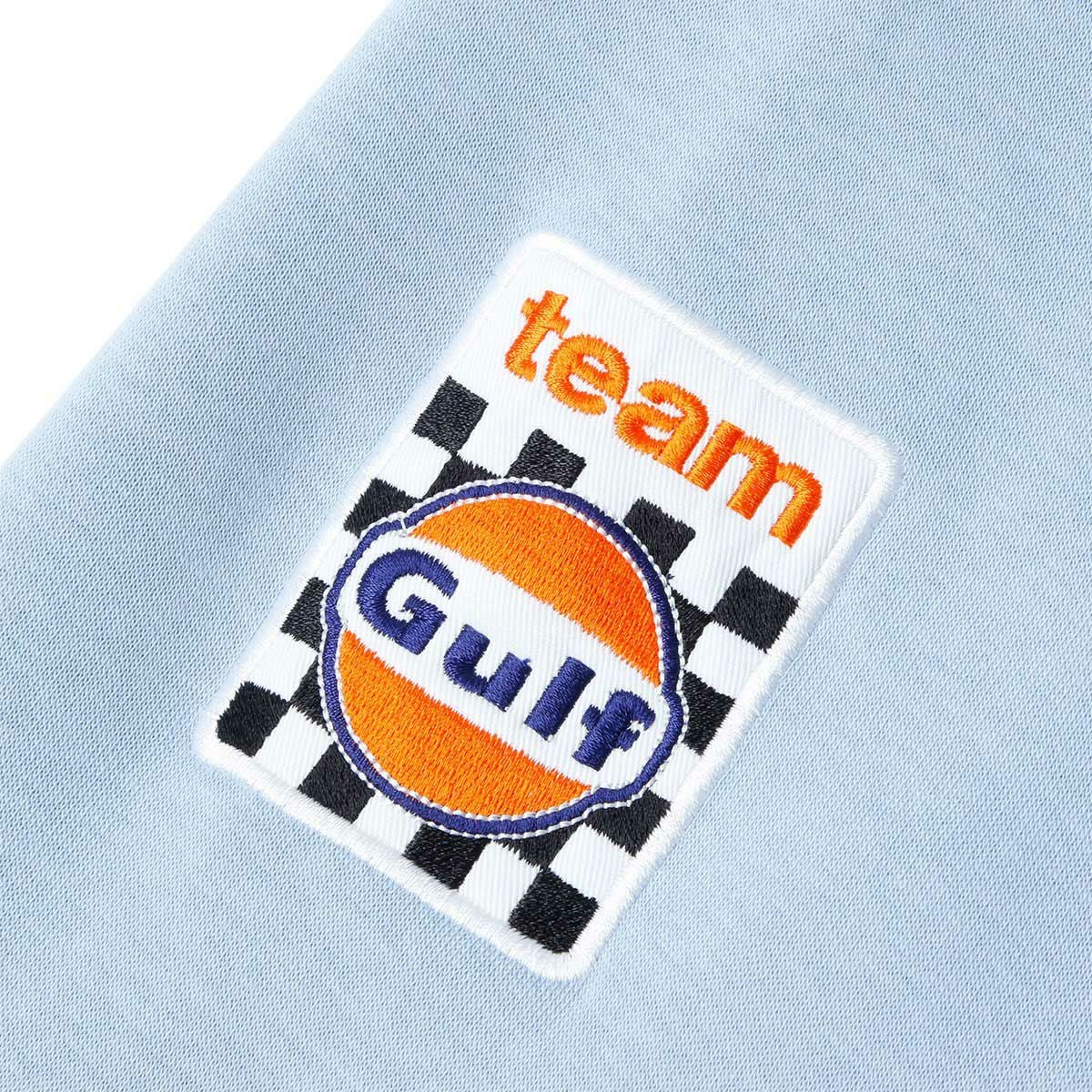 GULF｜ガルフ タイムレス ヒストリー ジップ フーディー｜ライトブルー