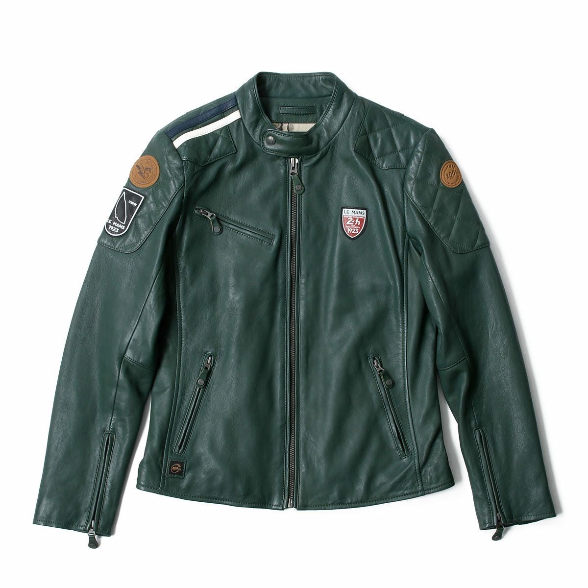 CLASSIC LEGEND MOTORS｜ル・マン 24時間レース 1923 Duff レザー ジャケット｜アウター｜グリーン