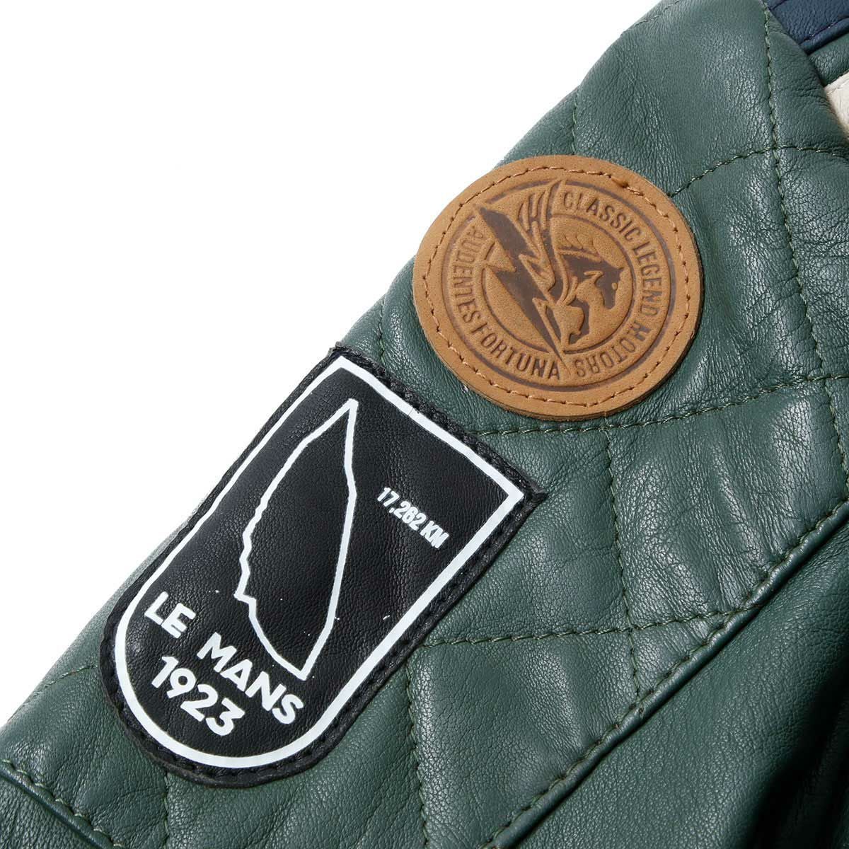 CLASSIC LEGEND MOTORS｜ル・マン 24時間レース 1923 Duff レザー ジャケット｜アウター｜グリーン