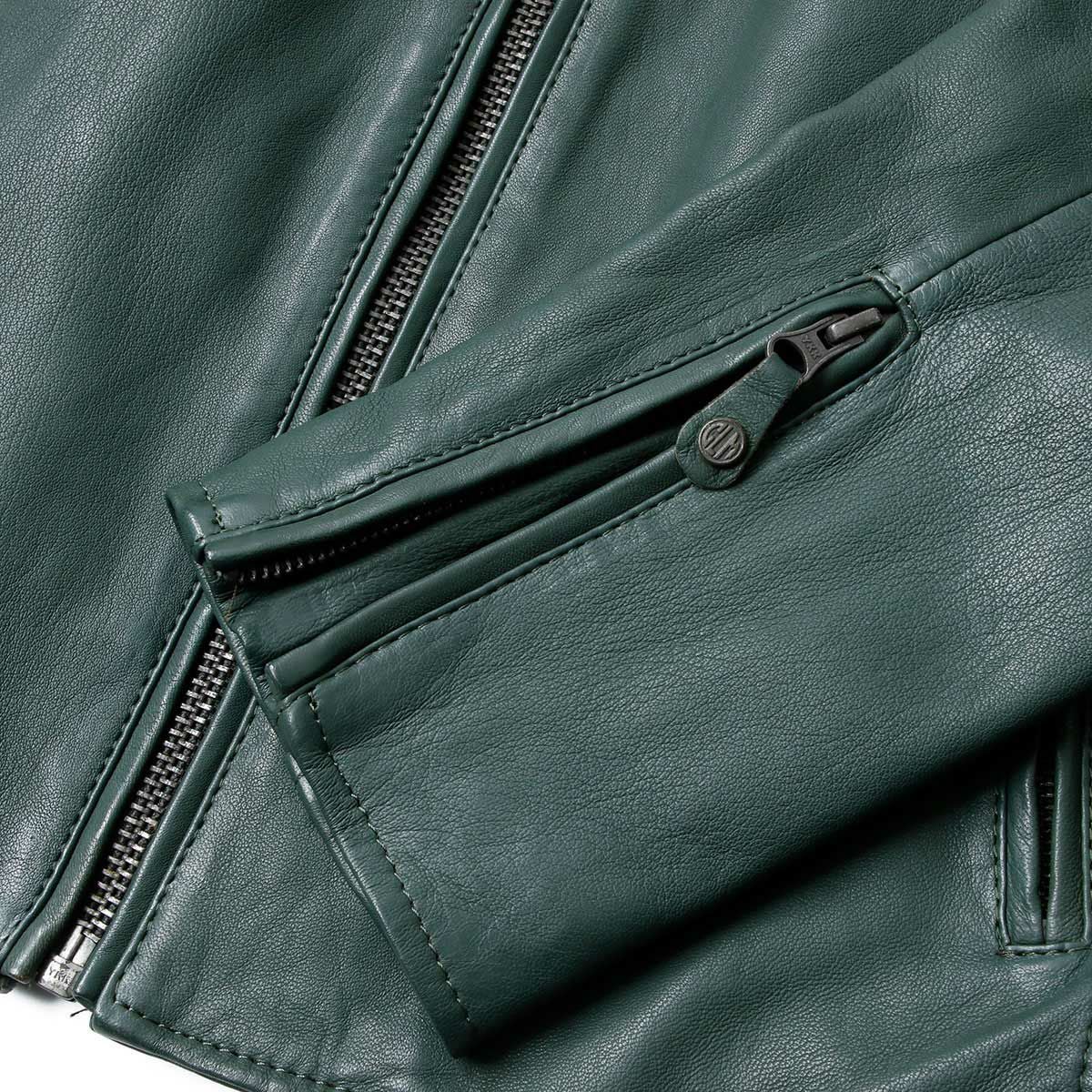 CLASSIC LEGEND MOTORS｜ル・マン 24時間レース 1923 Duff レザー ジャケット｜アウター｜グリーン