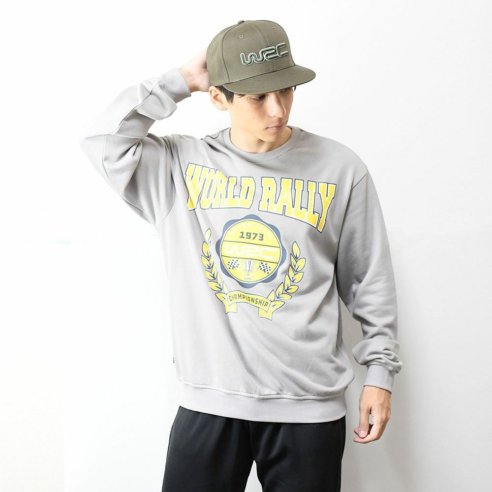 WRC｜WRCフラットキャップ｜帽子｜オリーブ｜モデル着用