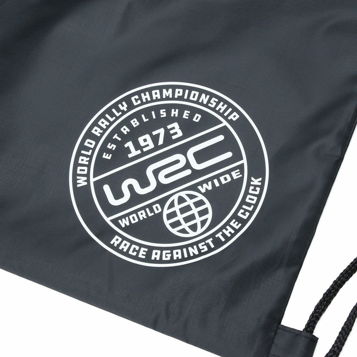 WRC｜WRCナップサック サークル｜バッグ｜ブラック