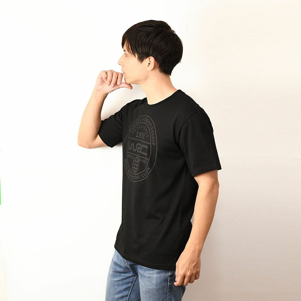 WRC｜WRCTシャツ サークル｜ブラック｜モデル着用
