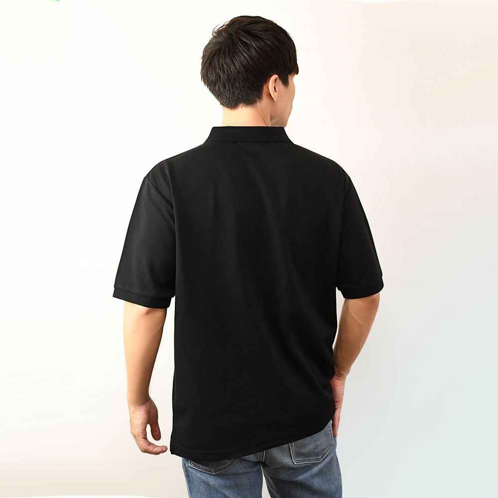 WRC｜WRCポロシャツ｜ブラック｜モデル着用