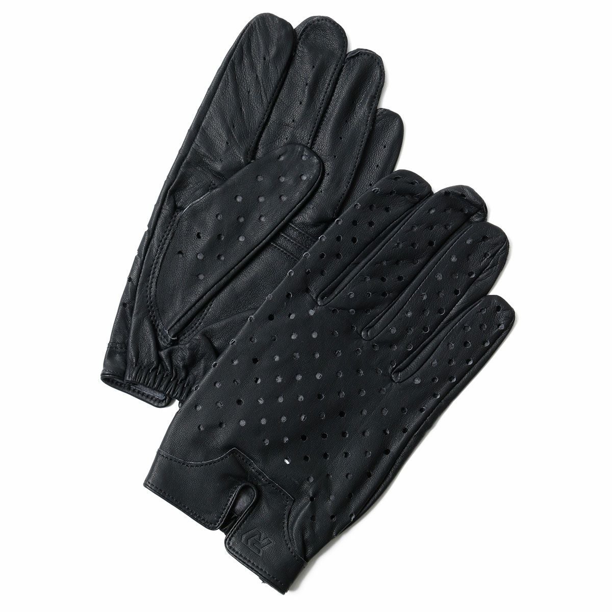 AUTODROMO｜パーフォレーテッド レザー ドライビング グローブ｜ロング｜ブラック