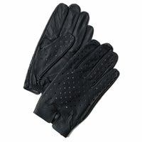 AUTODROMO｜パーフォレーテッド レザー ドライビング グローブ｜ロング｜ブラック