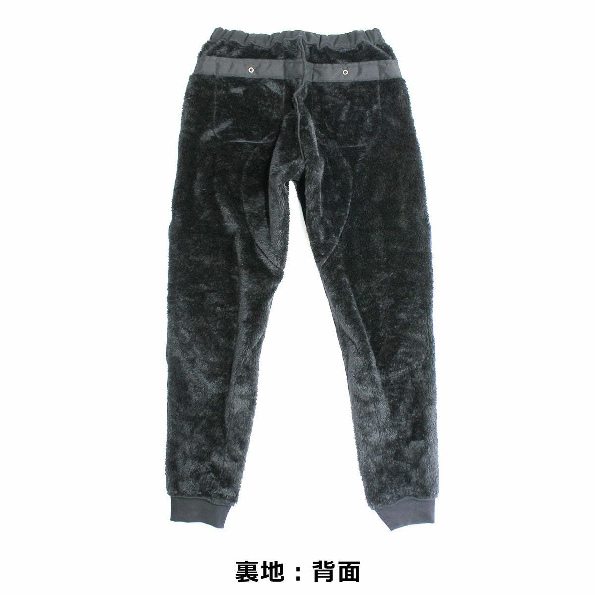 56design｜ライディング ボア スウェット パンツ｜その他パンツ｜ブラック