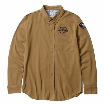 BARNSTORMER｜Stearman ”Barbers Point HONOLULU” ロングスリーブ シャツ｜