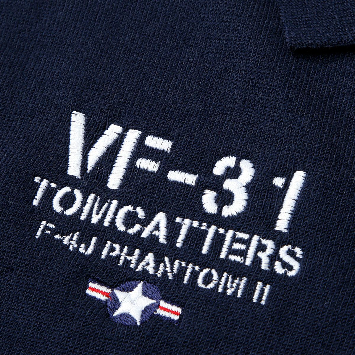 BARNSTORMER｜VF-31 Felix ポロシャツ｜ネイビー