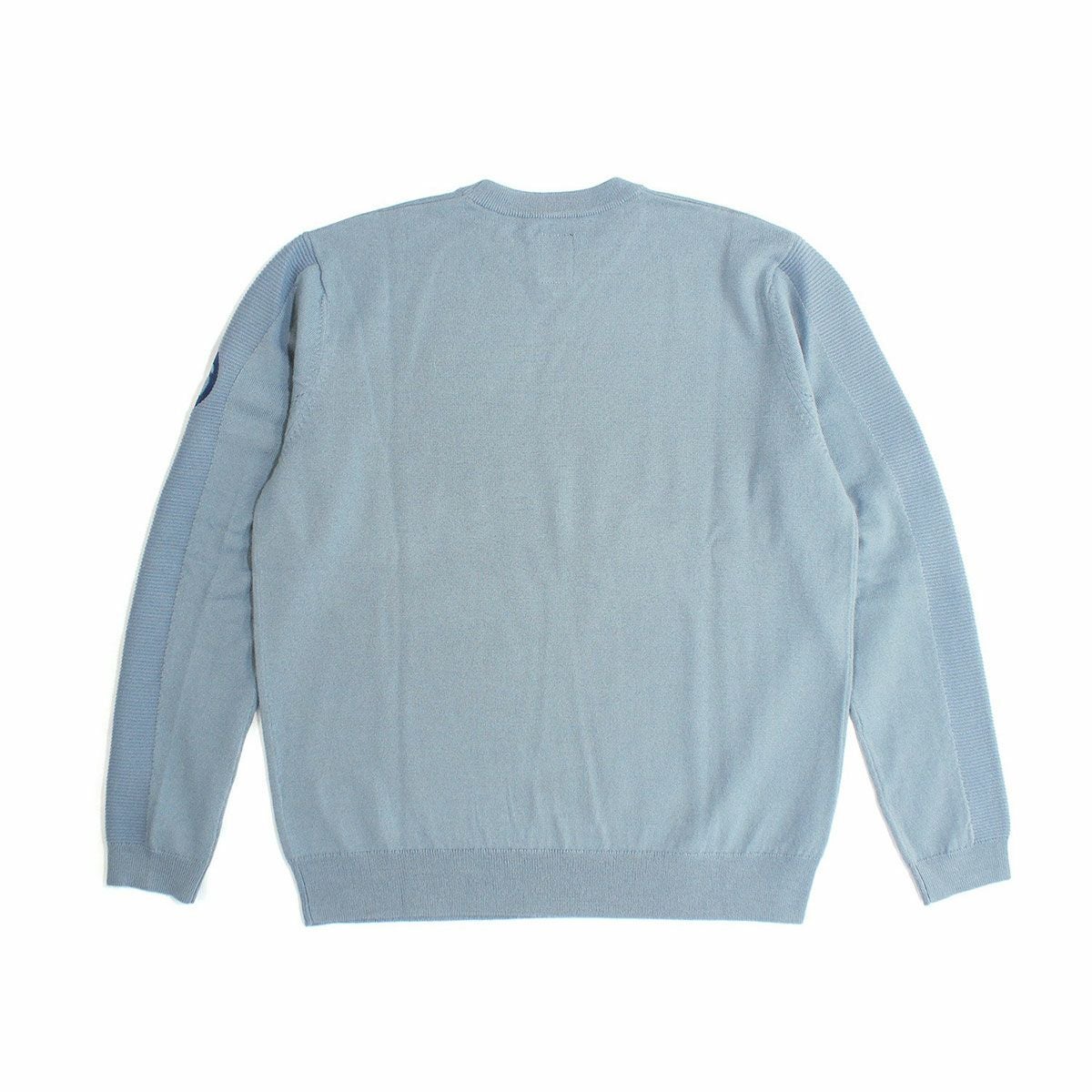 56design｜レトロボーダーセーター｜スウェット｜アッシュブルー