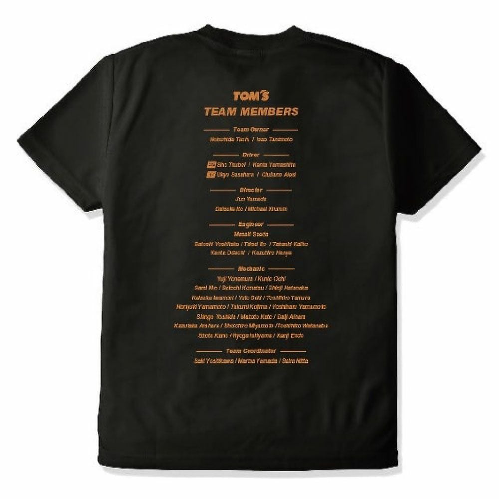 TOM’S｜【2024GT】チャンピオン記念Tシャツ｜Tシャツ｜ブラック