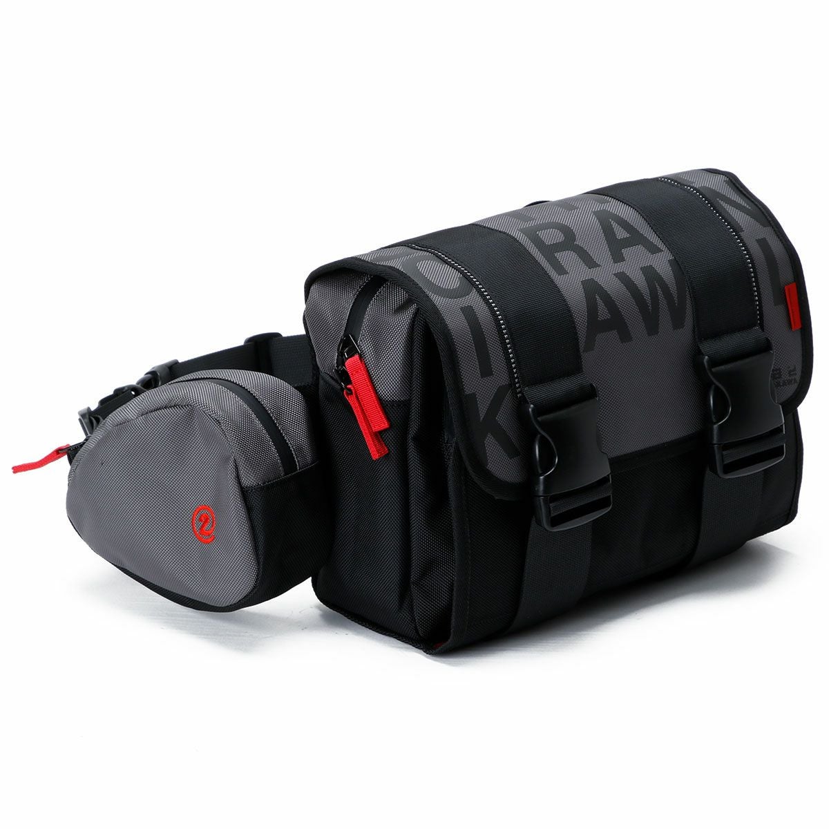 SHINICHIRO ARAKAWA｜ワンデイ ツーリング バッグ + P｜ウエストバッグ｜グレー