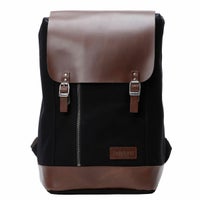 helstons｜バックパック｜ブラック×ブラウン