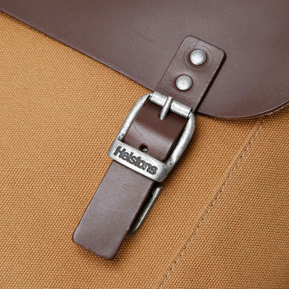 helstons｜バックパック｜ベージュ×ブラウン