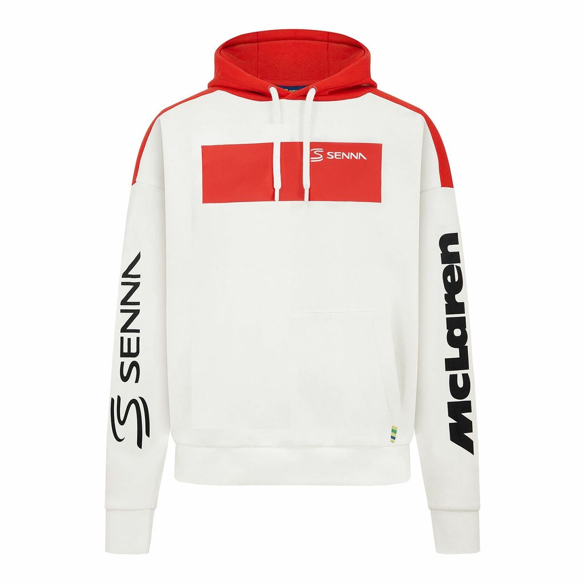 AyrtonSenna｜アイルトン・セナ x マクラーレン F1 チーム ブラジルGP フーディー｜ホワイト