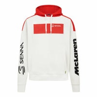AyrtonSenna｜アイルトン・セナ x マクラーレン F1 チーム ブラジルGP フーディー｜ホワイト