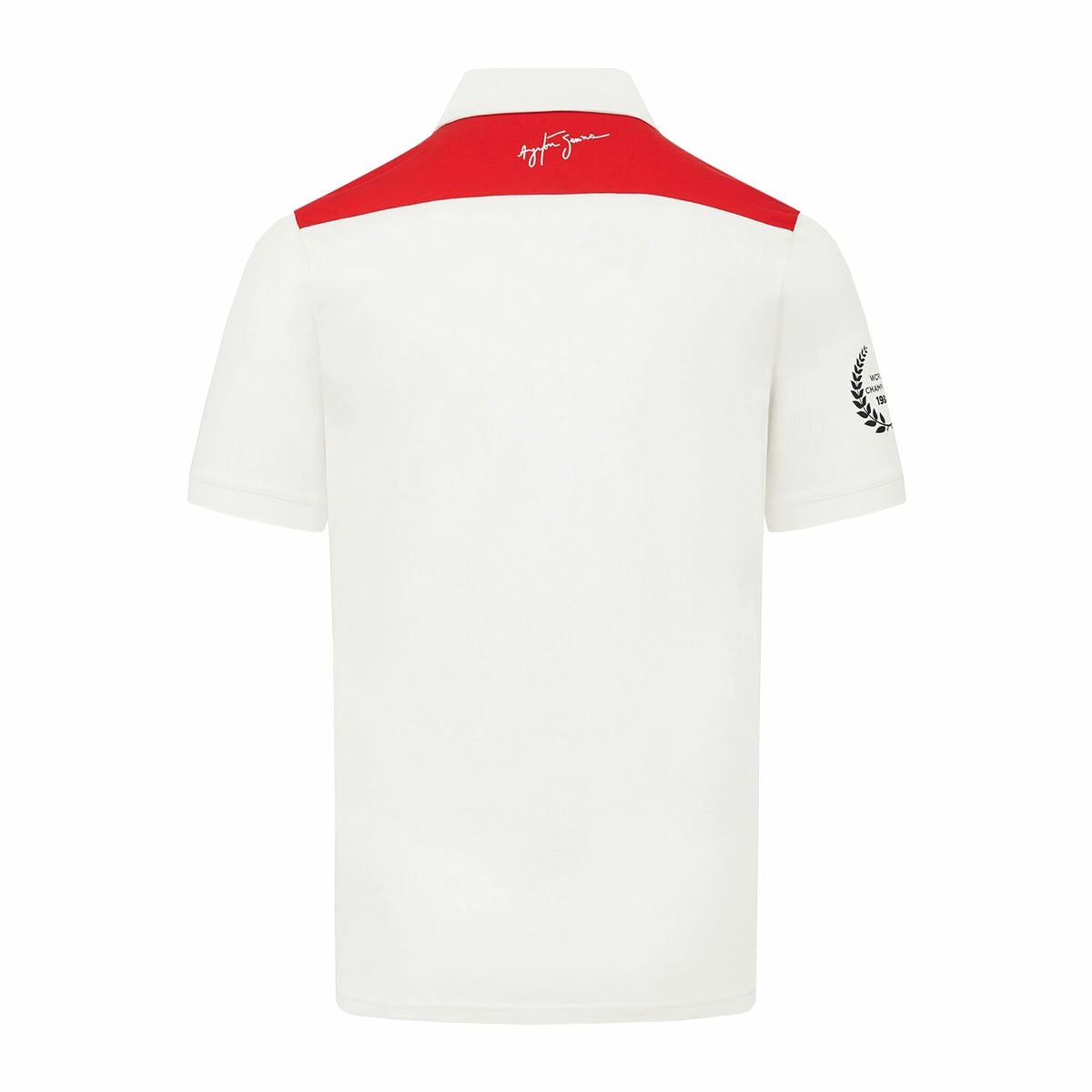 AyrtonSenna｜アイルトン・セナ x マクラーレン F1 チーム ブラジルGP ポロ｜ポロシャツ｜ホワイト
