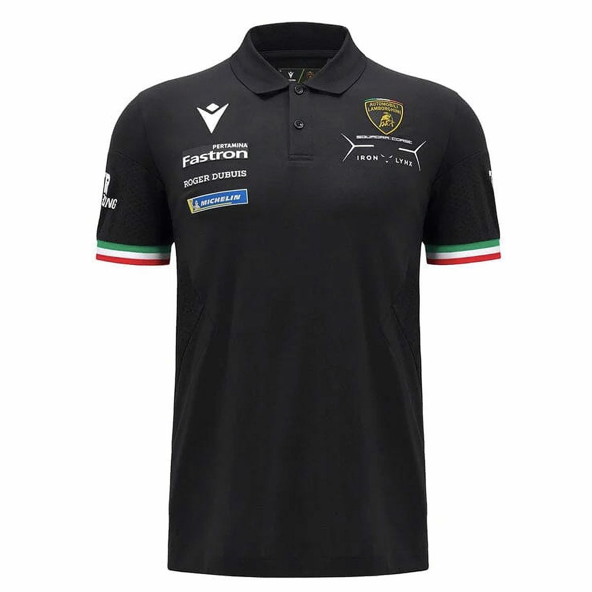 Lamborghini｜ランボルギーニ SC63 ハイパーカー チーム レプリカ ポロ｜ポロシャツ｜ブラック