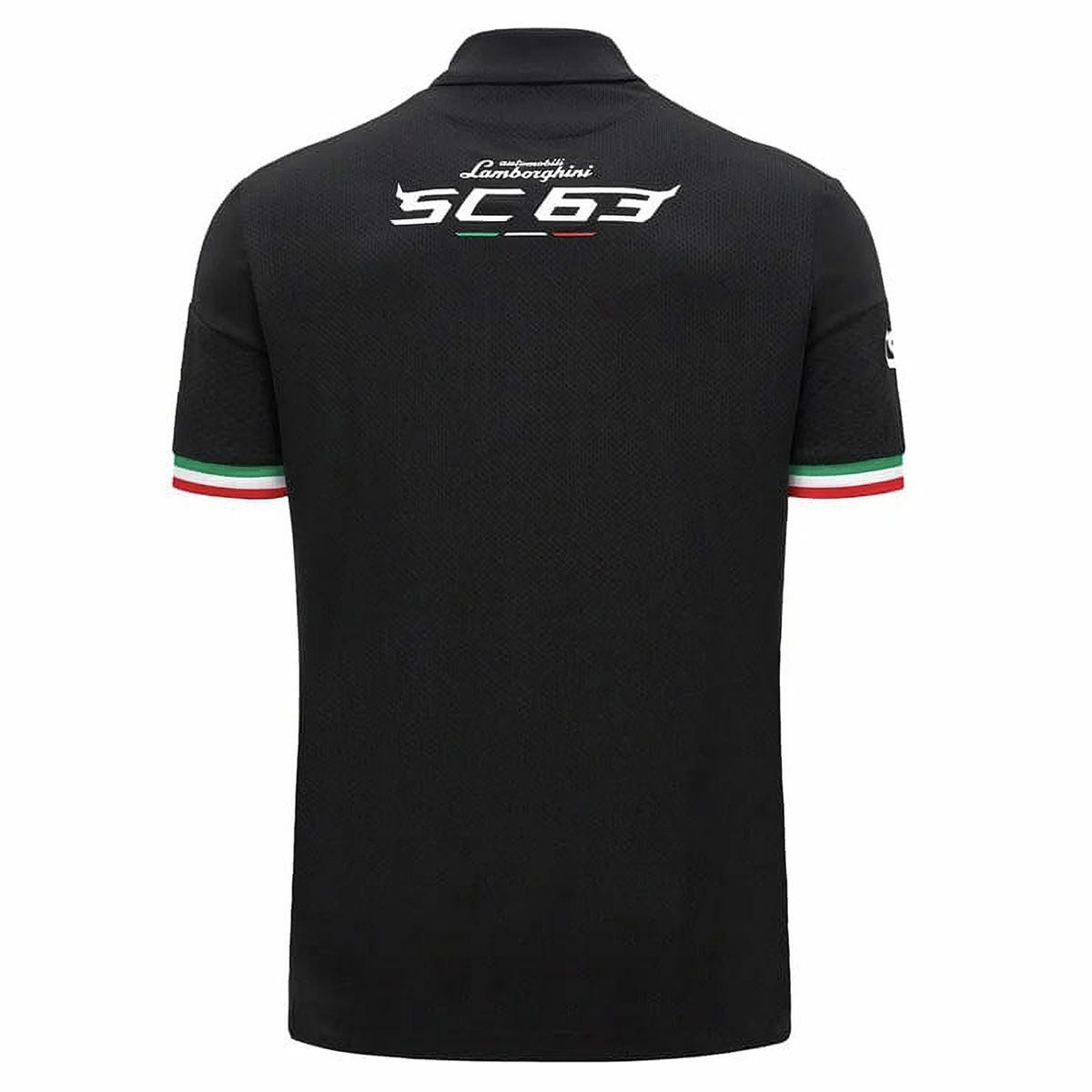 Lamborghini｜ランボルギーニ SC63 ハイパーカー チーム レプリカ ポロ｜ポロシャツ｜ブラック