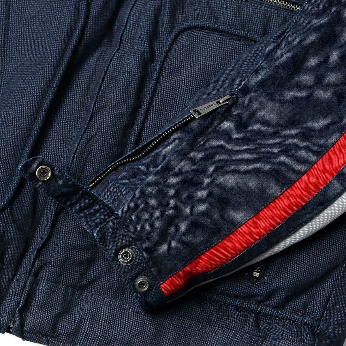 helstons｜バルカン テキスタイル ジャケット｜ファブリック｜ブルー