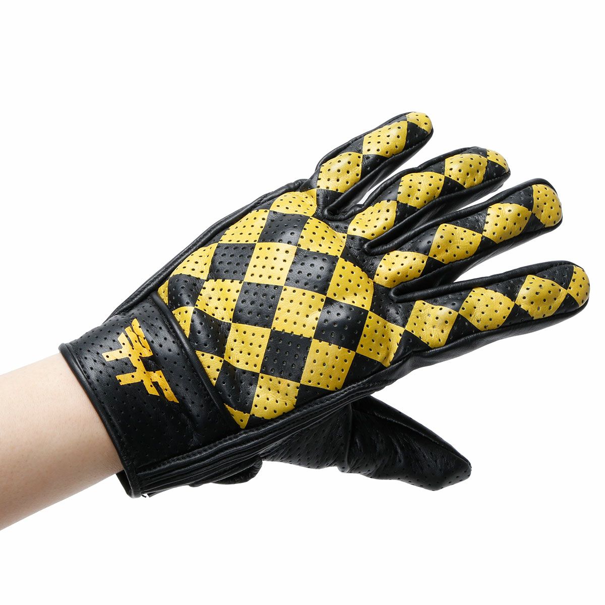 HolyFreedom｜ブリット グローブ｜3シーズン｜イエロー｜モデル着用