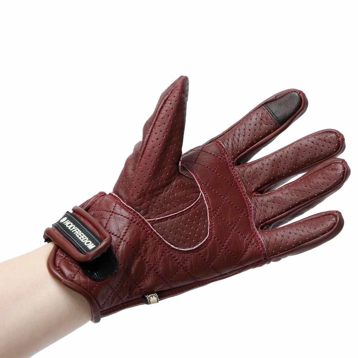 HolyFreedom｜ブリット グローブ｜3シーズン｜ボルドー｜モデル着用