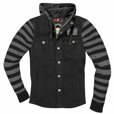 HolyFreedom｜フォルサム フーデッド シャツジャケット｜ファブリック