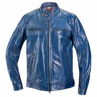 HolyFreedom｜ゼロ サマー ジャケット｜レザー｜ブルー