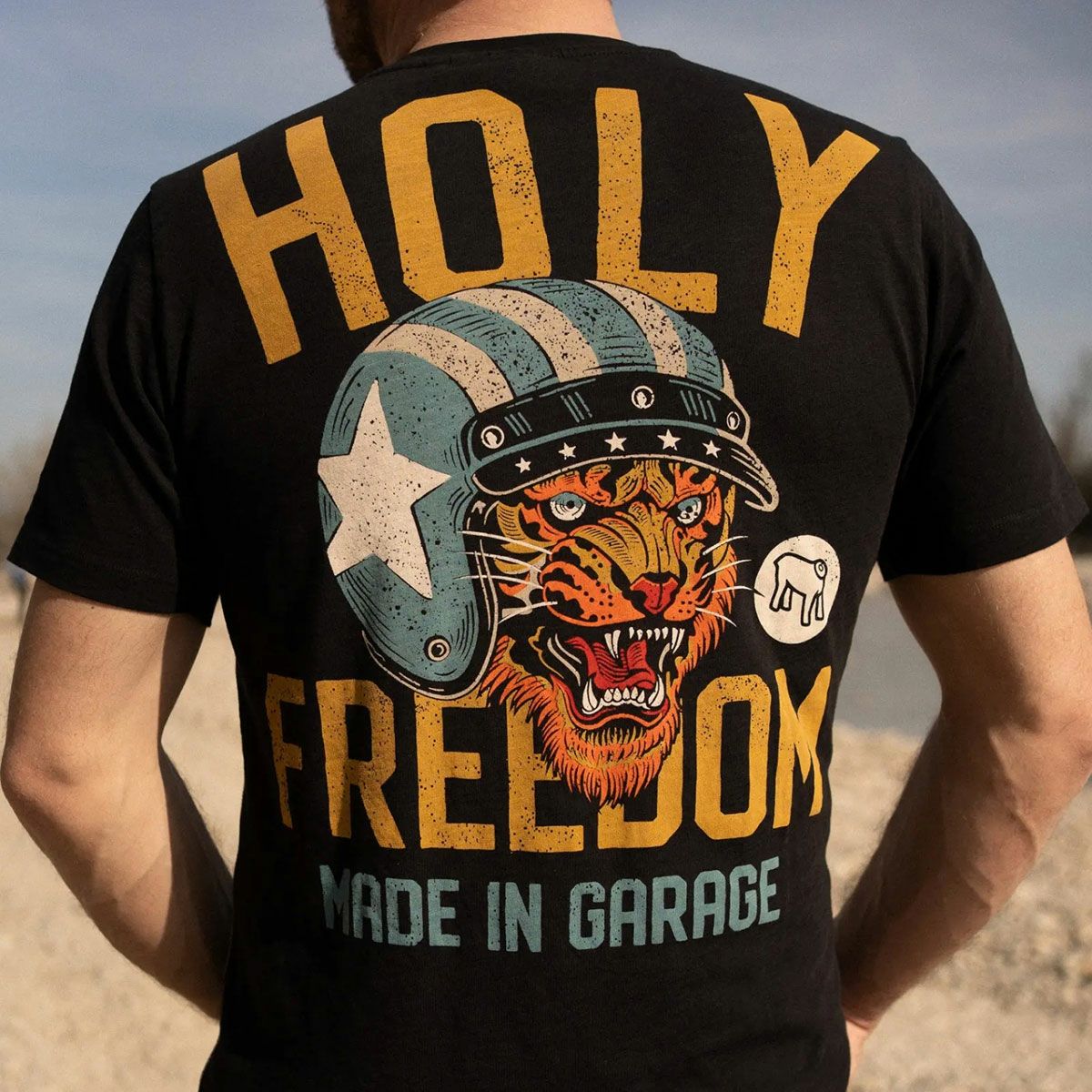 HolyFreedom｜タイガー Tシャツ｜ブラック