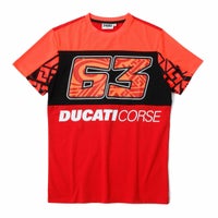 Moto GP Collection｜バニャイア デュアル ドゥカティ メンズ Tシャツ｜レッド