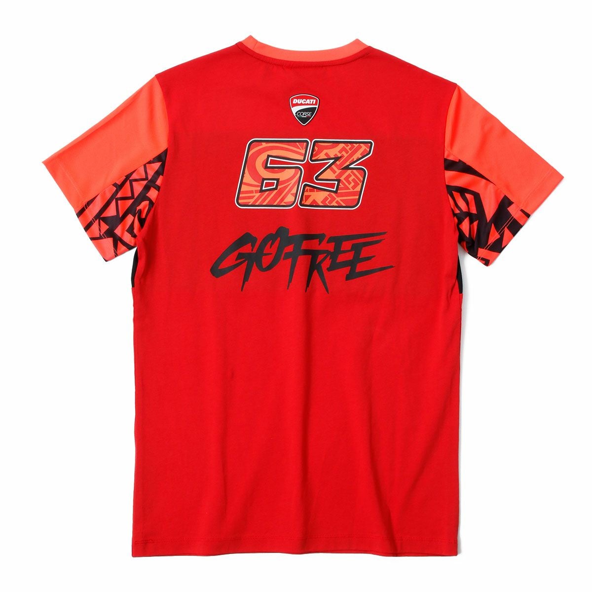 Moto GP Collection｜バニャイア デュアル ドゥカティ メンズ Tシャツ｜レッド