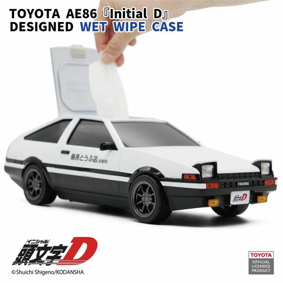 Cassette Car Products｜ウェットティッシュケース トヨタ AE86 スプリンタートレノ 『頭文字D』藤原とうふ店(自家用)仕様 前期型｜その他雑貨