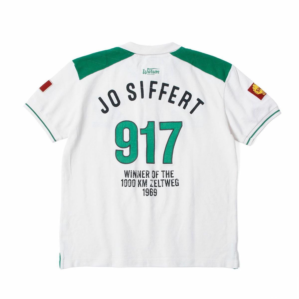 Warson Motors｜ツェルトベク 1969 シフェール ポロ｜ポロシャツ｜ホワイト