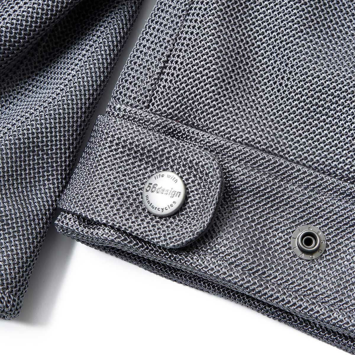 56design｜ワーカー メッシュジャケット｜ファブリック｜グレー