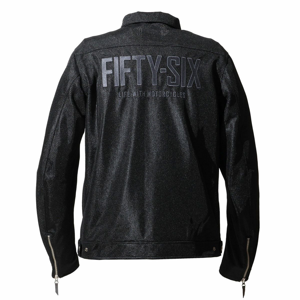 56design｜ワーカー メッシュジャケット｜ファブリック｜ブラック