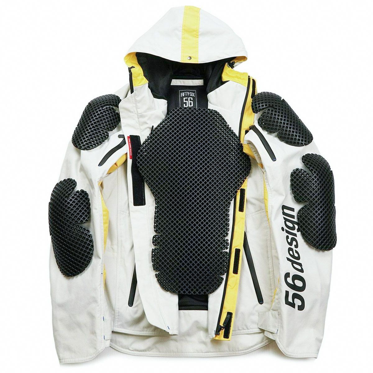 56design｜アクシス ジャケット 25｜ファブリック｜ホワイト×イエロー