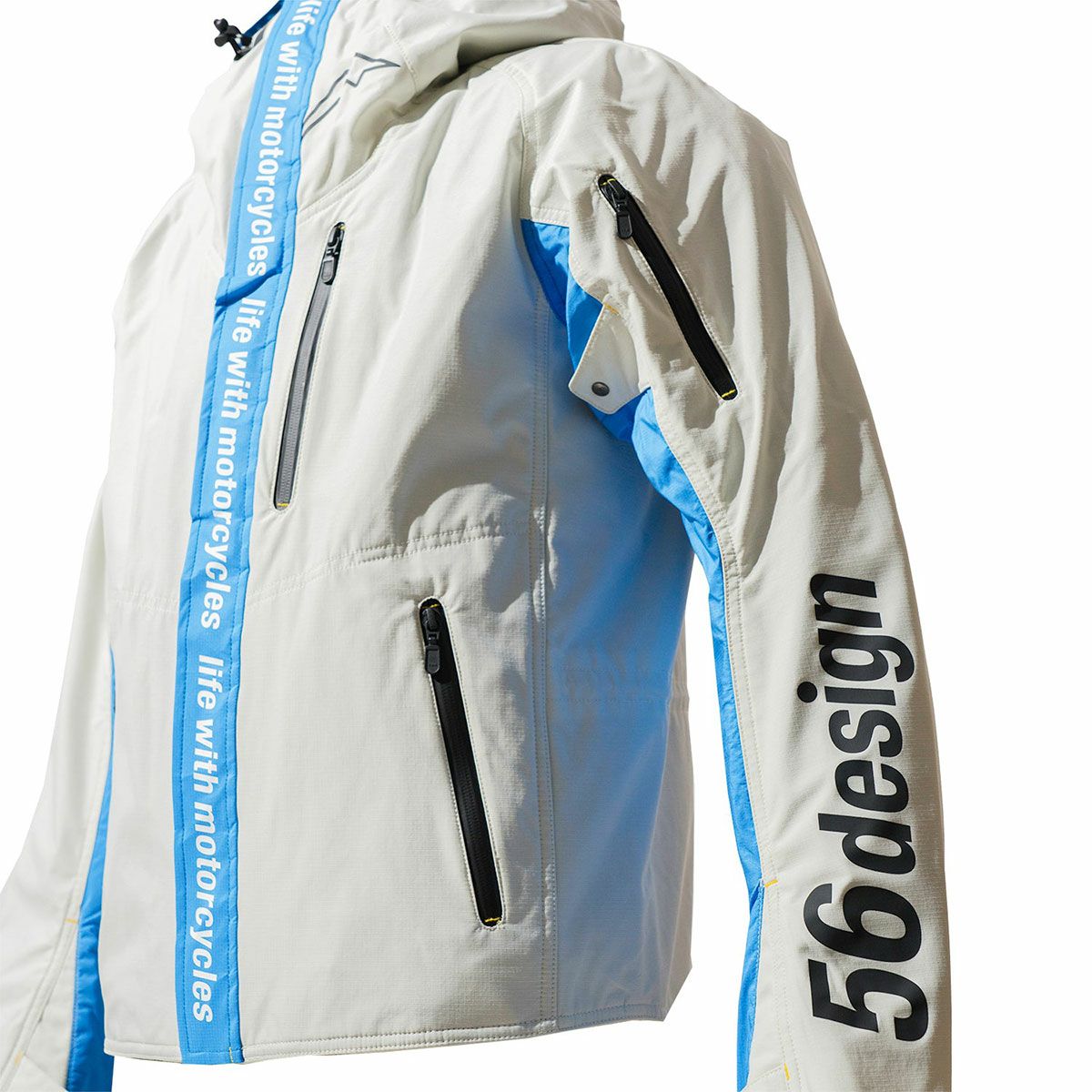 56design｜アクシス ジャケット 25｜ファブリック｜ホワイト×ブルー