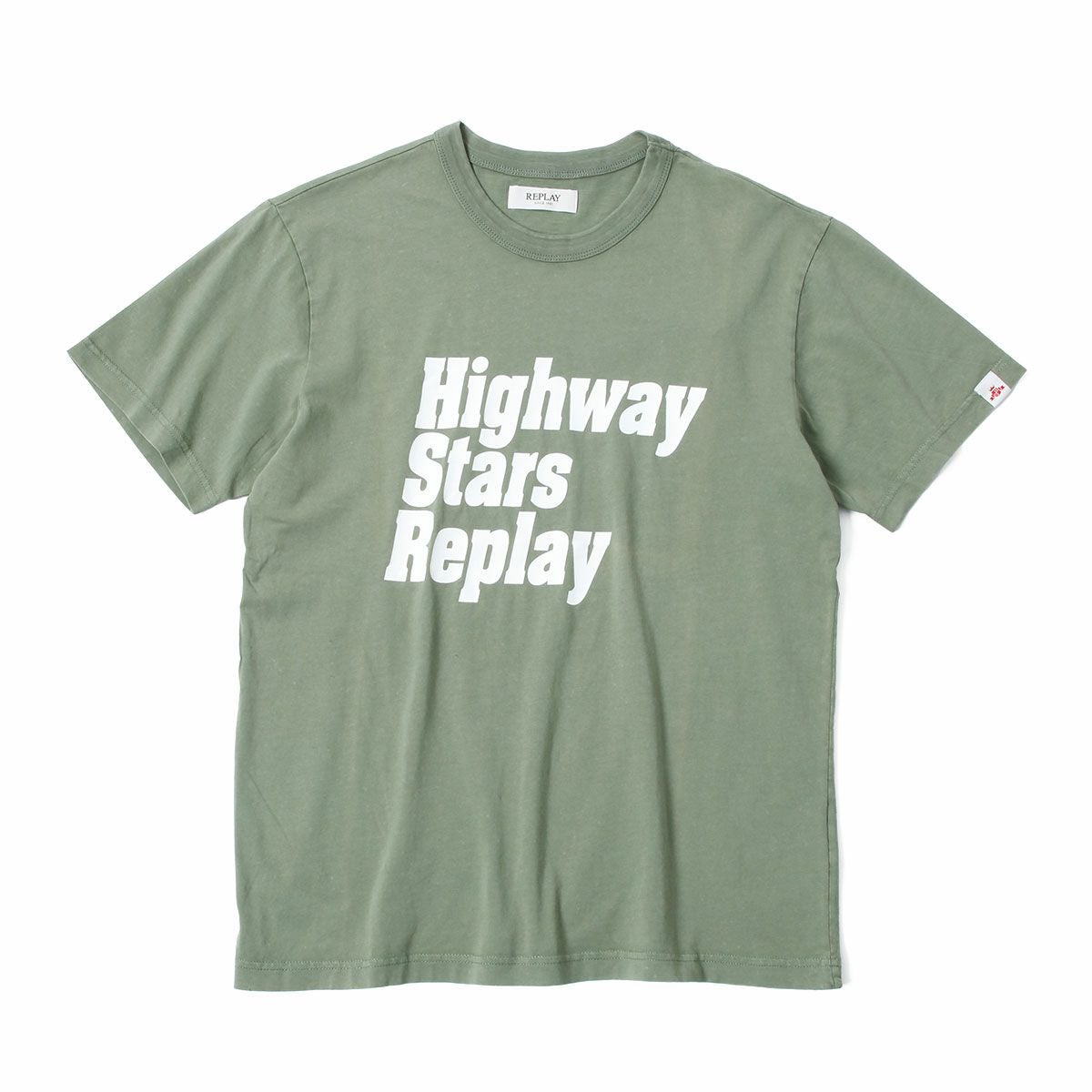 Replay｜ハイウェイ スター Tシャツ｜オリーブ