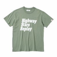 Replay｜ハイウェイ スター Tシャツ｜オリーブ