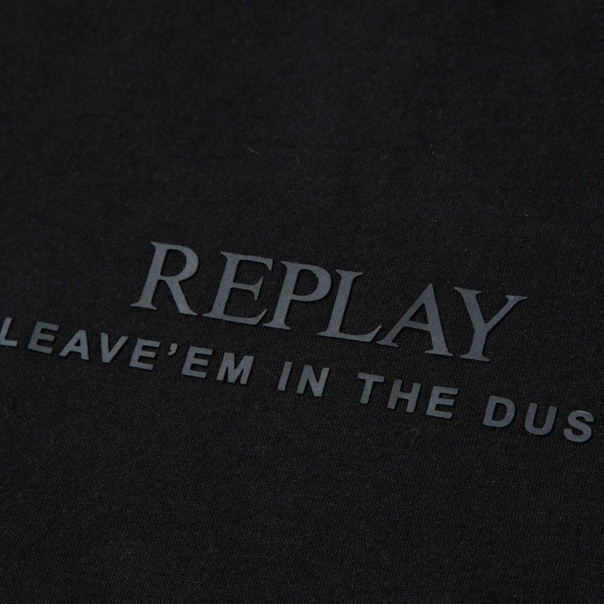 Replay｜フォトプリント Tシャツ｜ブラック