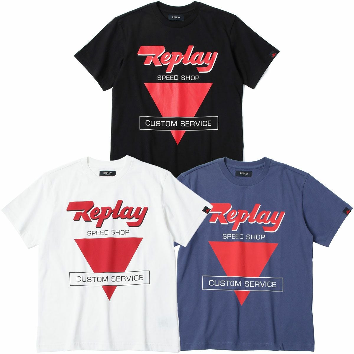 Replay｜フロント プリント Tシャツ｜