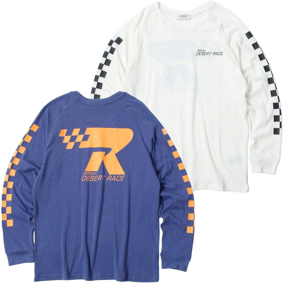 チェッカープリント ロングスリーブ Tシャツ | モトーリモーダ公式