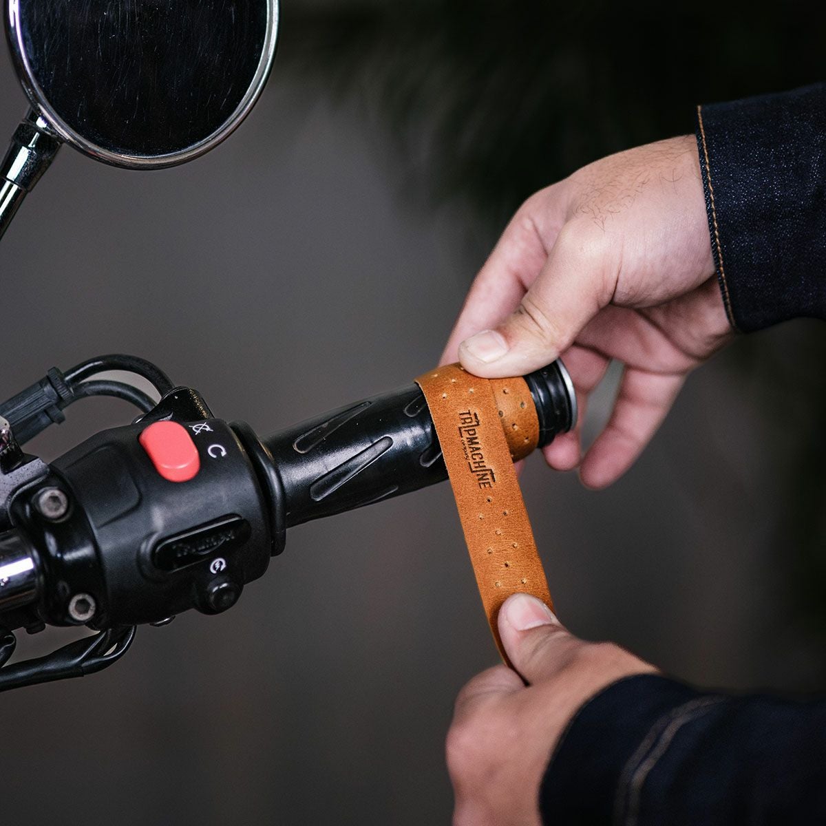 Trip Machine｜グリップ ラップ パンチング｜その他雑貨｜ヴィンテージタン｜使用イメージ