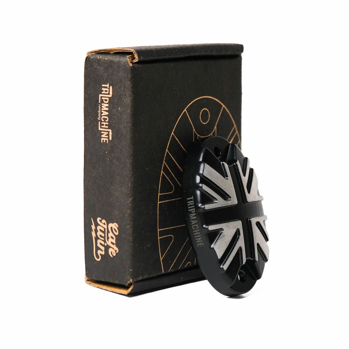 Trip Machine｜オイル リザーバー キャップ for ロイヤル・エンフィールド｜その他雑貨｜ブラック×シルバー