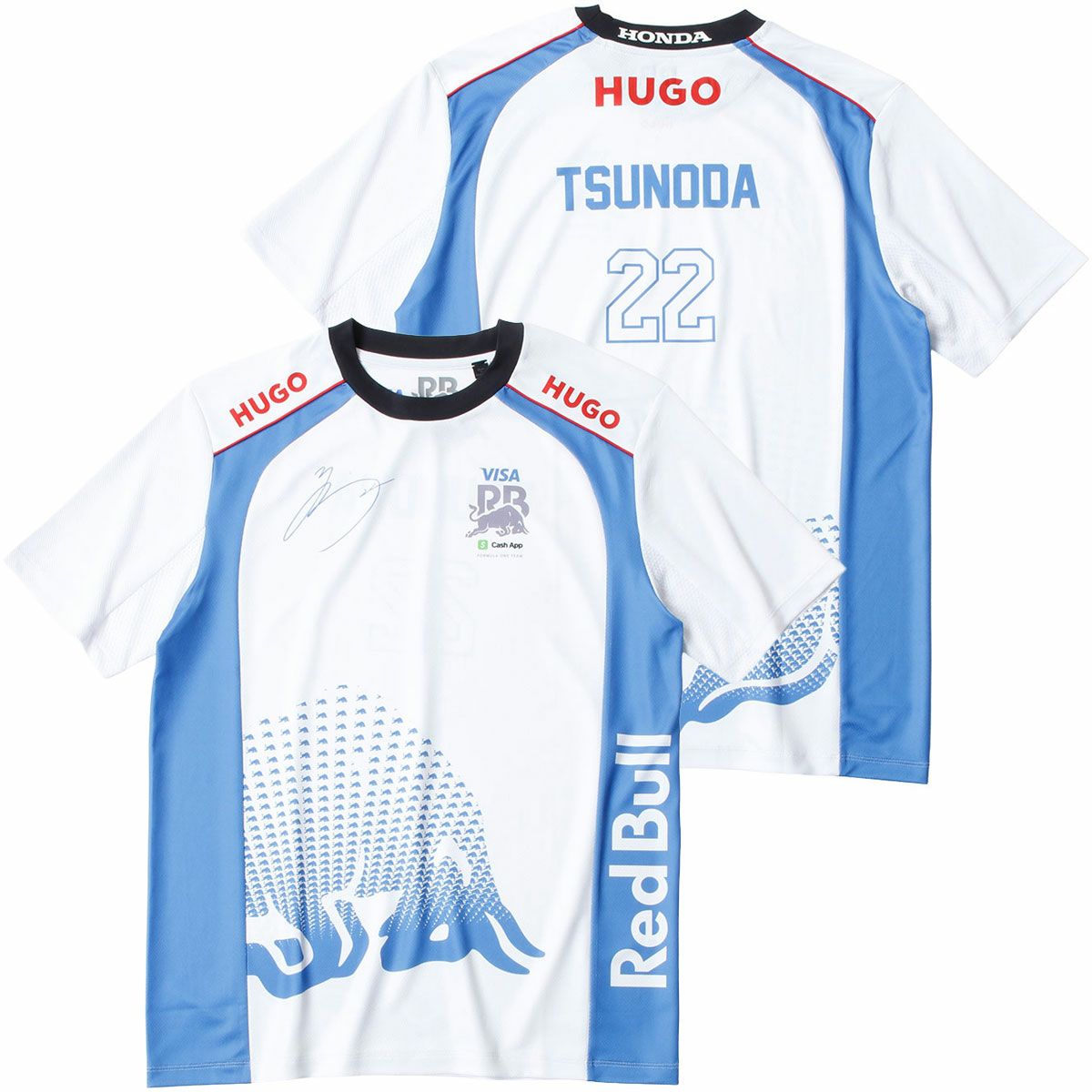 レーシングブルズ F1 チーム 角田裕毅 ドライバーズ Tシャツ 2025
