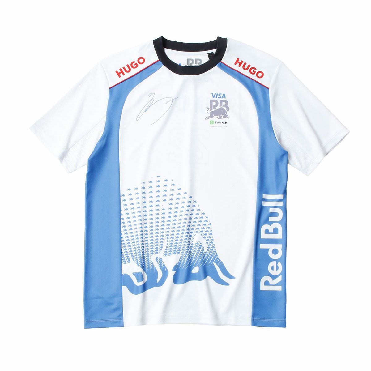 2025 レーシングブルズ アメリカGP チーム Tシャツ F1 XLサイズ HUGO 【30%OFFセール】2025 レーシングブルズ アメリカGP チーム