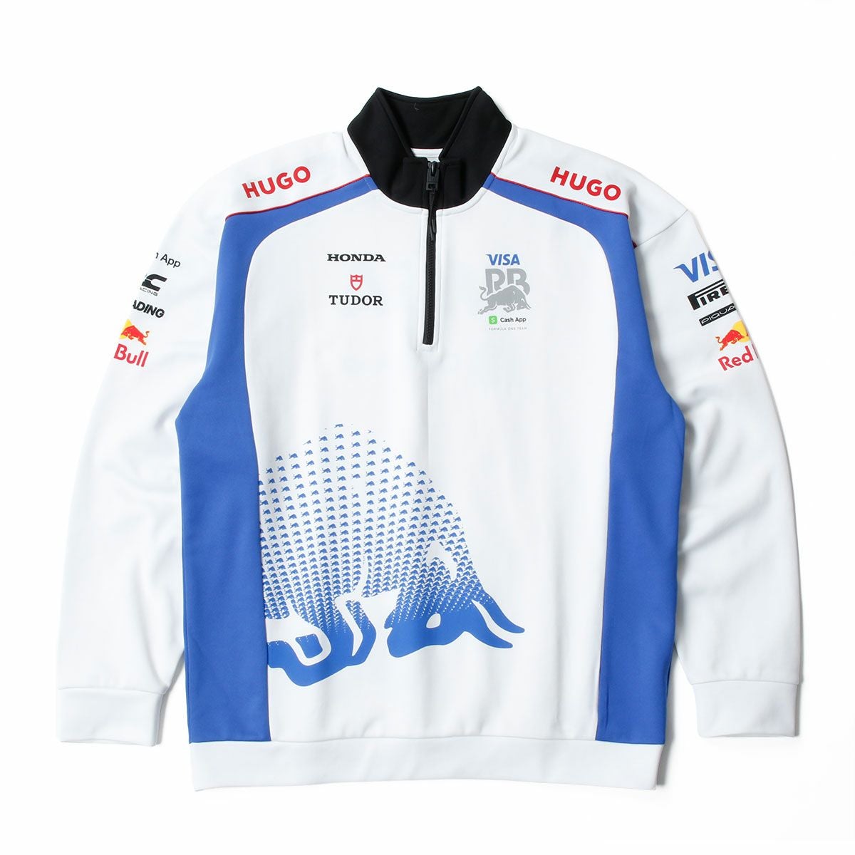 レーシングブルズ F1 チーム レプリカ クオーター ジップ スウェット