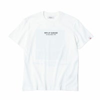 Replay｜リラックスフィット プリント Tシャツ｜ナチュラルホワイト